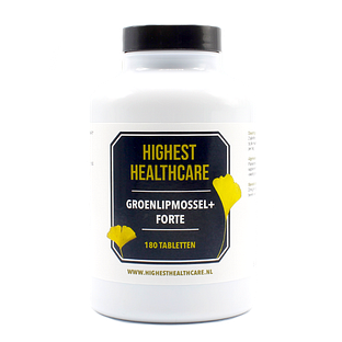 Highest Healthcare Groenlipmossel + Forte Tabletten 180TB