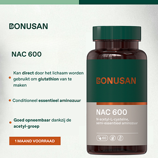 Bonusan NAC 600 Capsules 60CP kopen bij De Online Drogist
