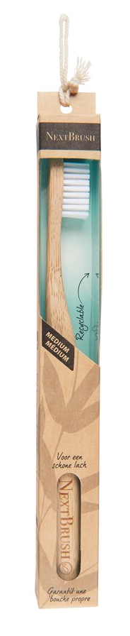 NextBrush Bamboe Tandenborstel Medium afbeelding