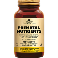 Solgar Prenatal Nutrients Multivitamine voor Zwangeren Tabletten 120TB