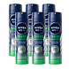 Nivea Men Fresh Sensation Anti-Transpirant Spray Voordeelverpakking 6x150ML