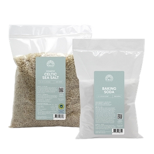 Mattisson HealthStyle Celtic Sea Salt Grof en Baking Soda Combi Set 2 Stuks