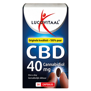 Lucovitaal CBD Cannabidiol 40mg Capsules 30CP