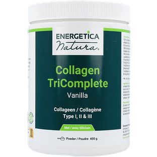 Energetica Natura Collagen TriComplete Vanilla Poeder 400GR Energetica Natura Collagen TriComplete Vanilla Poeder 400GR