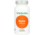 VitOrtho Biotine 5000µg Capsules 120VCP VitOrtho Biotine 5000µg Capsules 120VCP