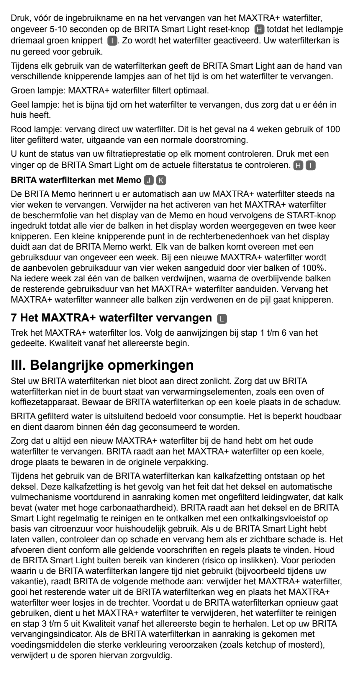 Waterfilterkan Marella Wit XL + 1 Maxtra Filterpatroon afbeelding van document #23, instructions