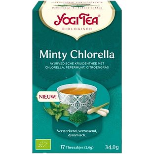 Yogi Tea Biologisch Minty Chlorella 17ST Yogi Tea Biologisch Minty Chlorella 17ST