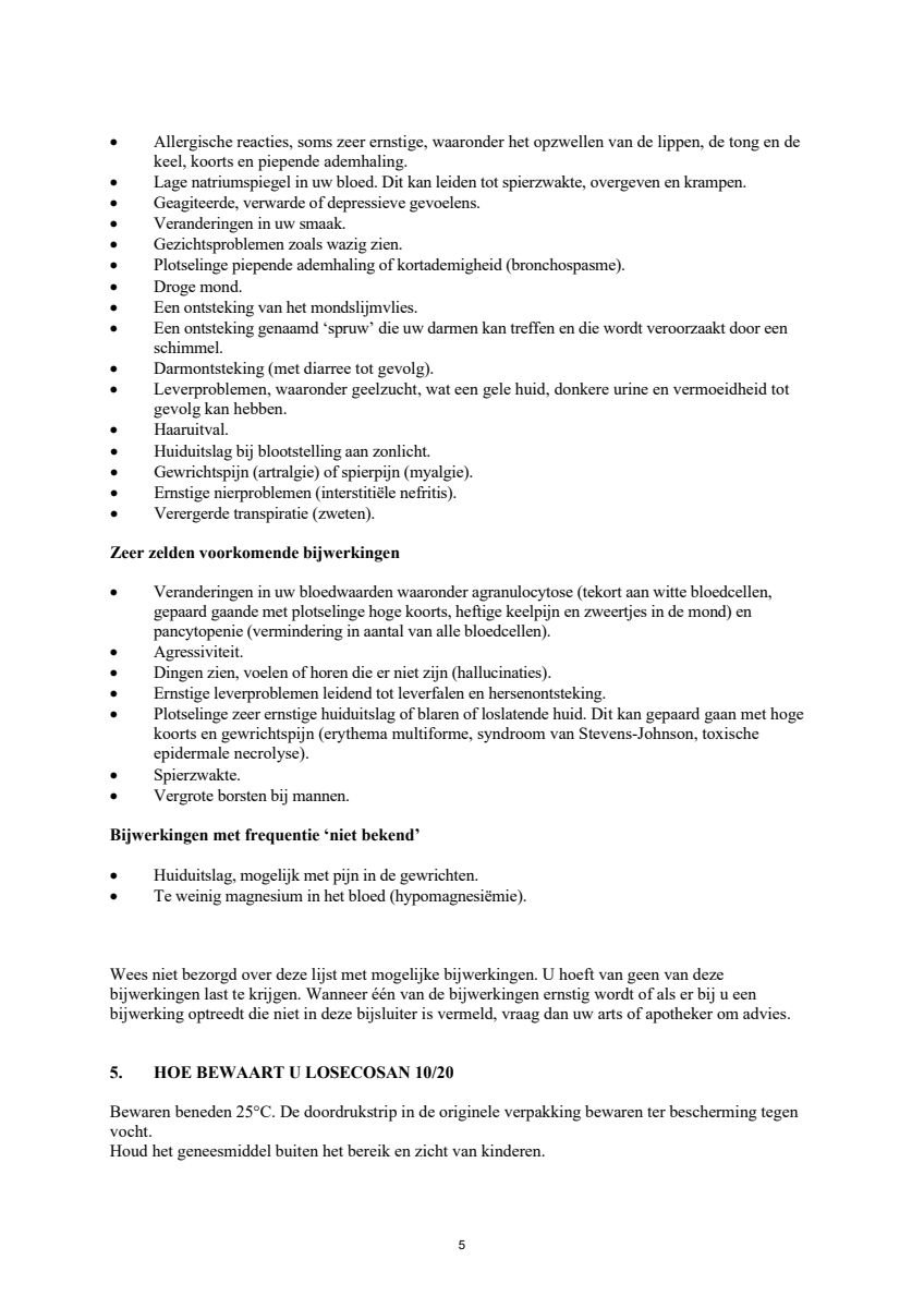 20mg Tabletten afbeelding van document #5, leaflet