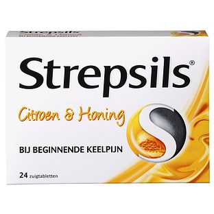 Strepsils Citroen & Honing Zuigtabletten 24ST