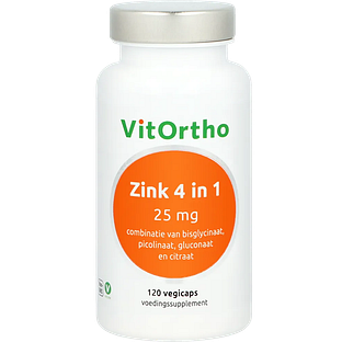 VitOrtho Zink 4 in 1 Capsules 120VCP VitOrtho Zink 4 in 1 Capsules 120VCP