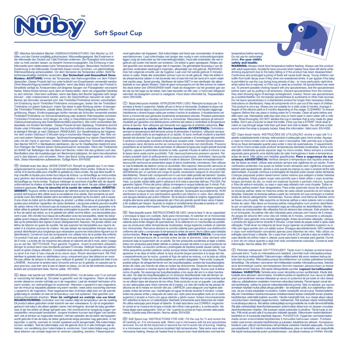 Swirl Antilekbeker 6m+ afbeelding van document #1, instructions