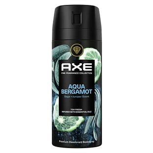 Axe Deodorant Bodyspray Aqua Bergamot 150ML Axe Deodorant Bodyspray Aqua Bergamot 150ML