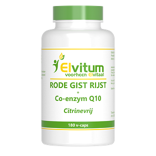 Elvitum Rode Gist Q10 Vegicaps 180CP Elvitum Rode Gist Q10 Vegicaps 180CP