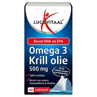 Lucovitaal Omega 3 Krill Olie Capsules 60CP