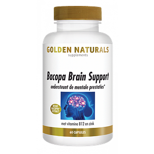 Golden Naturals Bacopa Brain Support Capsules 60CP Golden Naturals Bacopa Brain Support Capsules 60CP