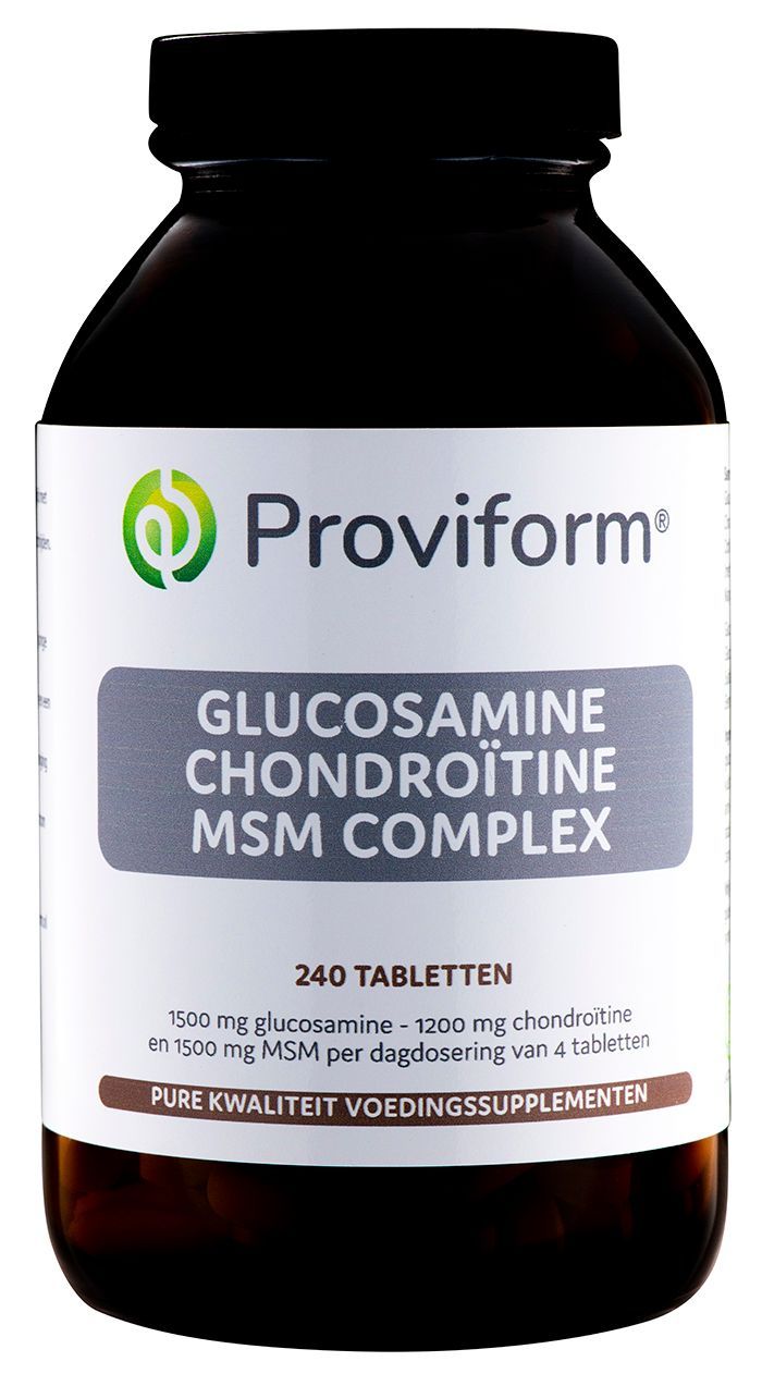 Proviform Glucosamine Chondroitine MSM Complex Tabletten 240TB