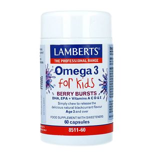 Lamberts Omega 3 For Kids Capsules 60CP Lamberts Omega 3 For Kids Capsules 60CP