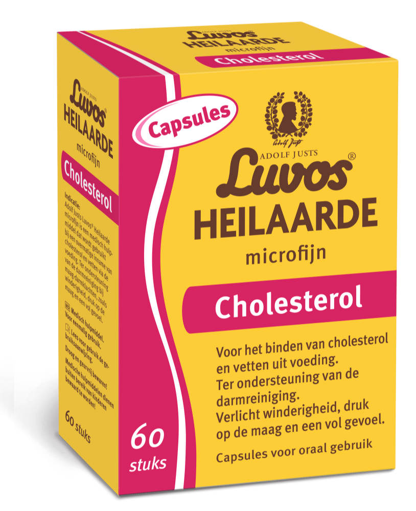 Luvos Heilaarde Cholesterol Capsules 60CP