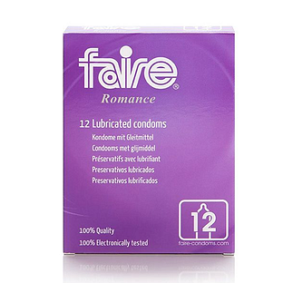 Faire Romance Condoom + Glijmiddel 12ST