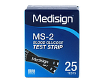 Medisign Teststrips MM1000 Kat En Hond 25ST Medisign Teststrips MM1000 Kat En Hond 25ST