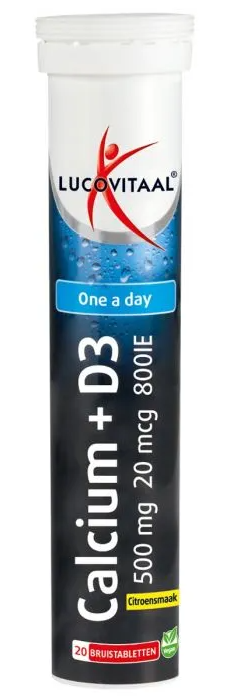 Lucovitaal Calcium 500mg & D3 Bruistabletten afbeelding 1