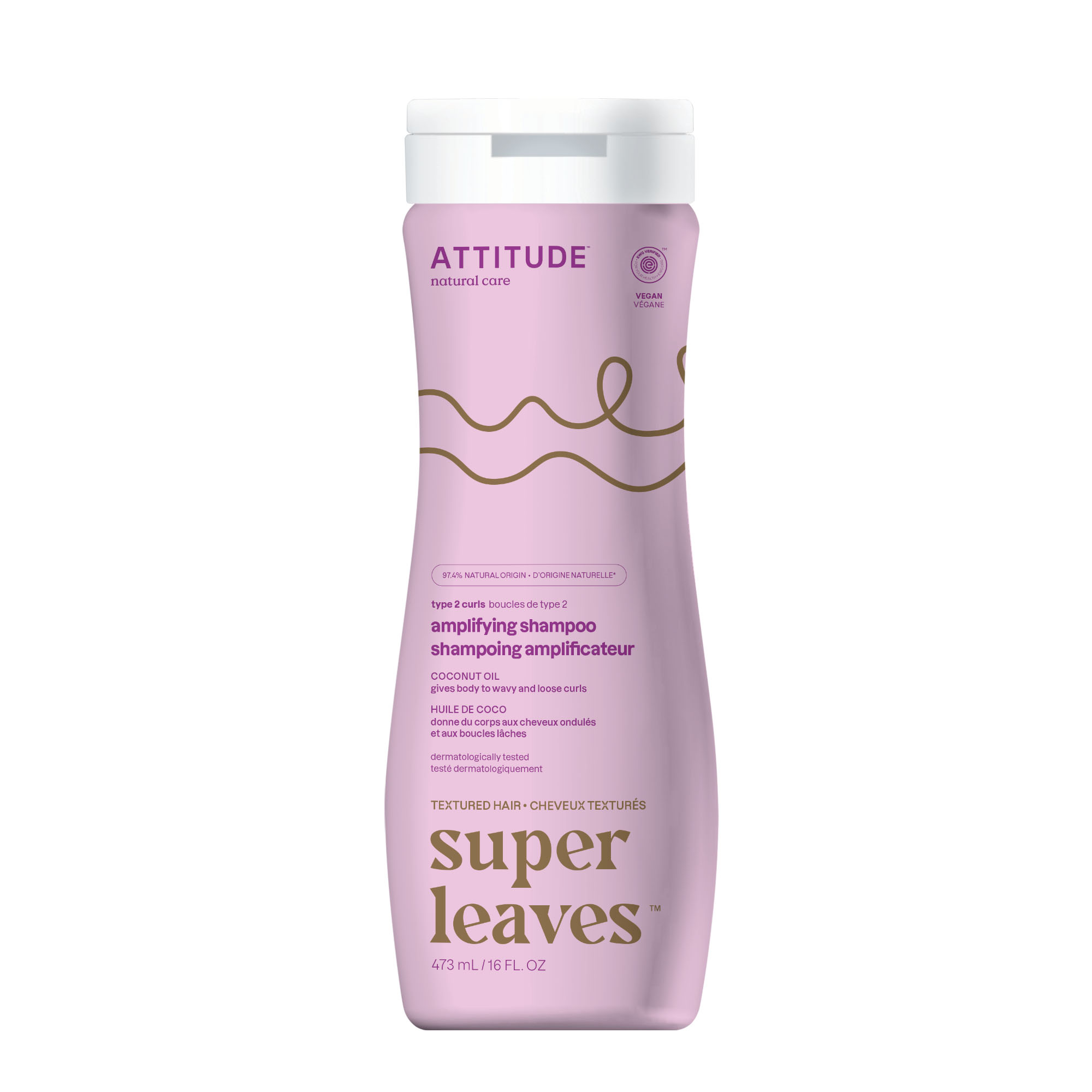 Attitude Super Leaves Curls Versterkende Shampoo