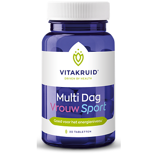 Vitakruid Multi Dag Vrouw Sport 100% Vegan 30TB Vitakruid Multi Dag Vrouw Sport 100% Vegan 30TB