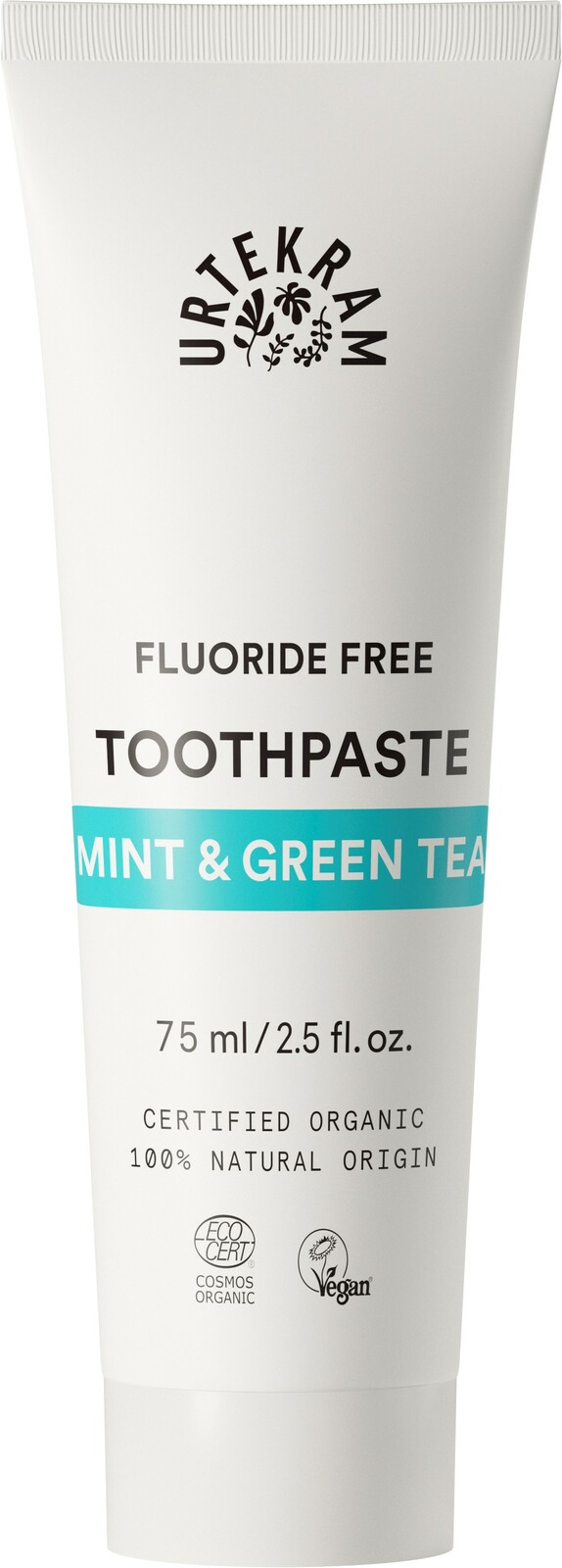 Urtekram Tandpasta munt/groene thee (75 ml)