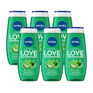 Nivea Love Aloë Showergel Voordeelverpakking 6x250ML