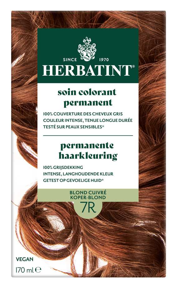 Herbatint Permanente Haarkleuring 7R Koper Blond