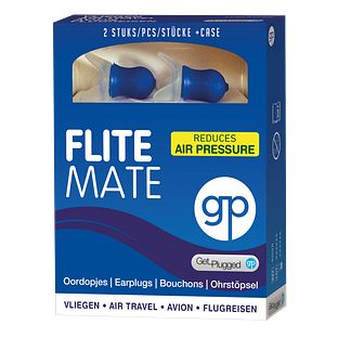 Get Plugged Flite Mate Oordopjes 1PR Get Plugged Flite Mate Oordopjes 1PR