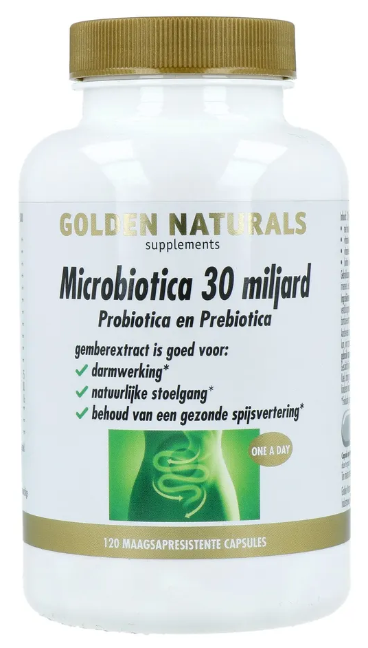 Golden Naturals Microbiotica 30 Miljard Capsules