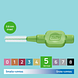 TePe Interdentale Rager Original Groen 0,8mm 6ST