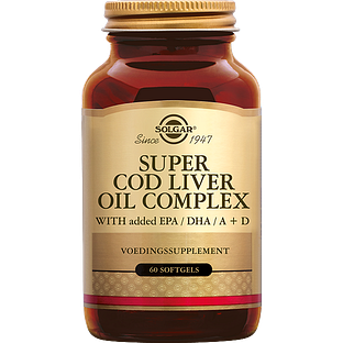 Solgar Super Cod Liver Oil Levertraan Complex Softgels 60SG