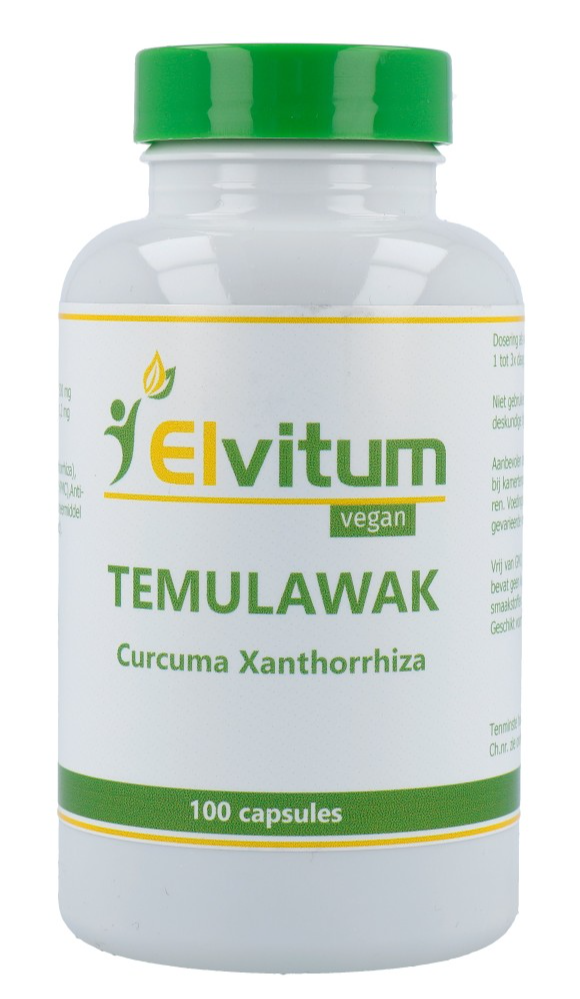 Elvitum Temulawak Curcuma Xanthorrhiza Capsules 100CP