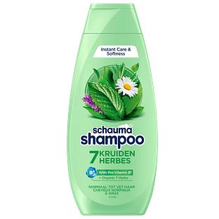 Schauma Shampoo 7 Kruiden Normaal tot Vet Haar 400ML Schauma Shampoo 7 Kruiden Normaal tot Vet Haar 400ML