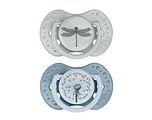 Difrax LOVI Dynamic Pacifier 18+ Months Botanic Blue Green - Fopspeen 2ST