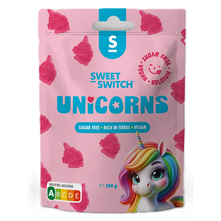 Sweet-Switch Unicorns Suikervrije Snoepjes 100GR