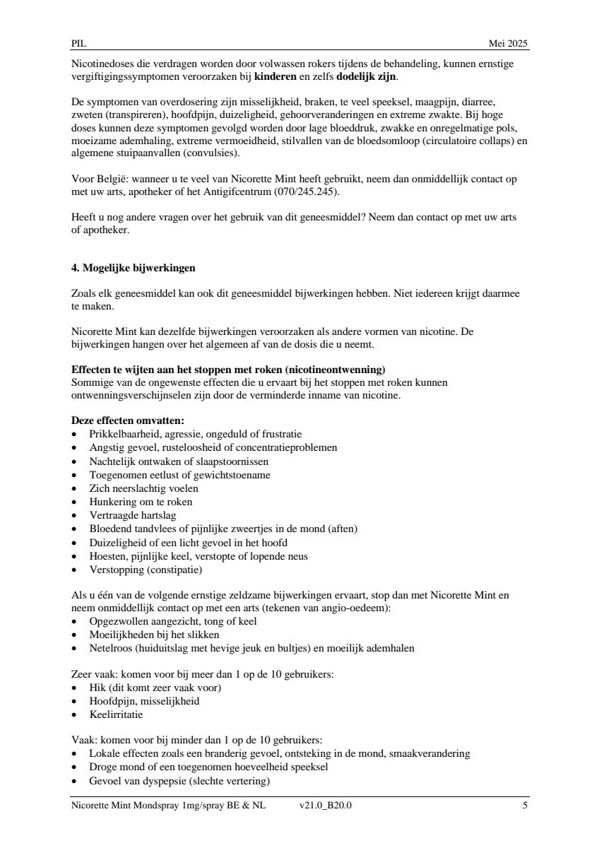 Mint Mondspray Duo afbeelding van document #5, leaflet