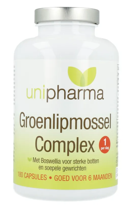 Unipharma Groenlipmossel Complex Capsules 180CP