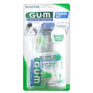 GUM Original White Travel Kit 1ST