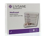 Livsane Medicaset Medicijnenbox Wit 1ST Livsane Medicaset Medicijnenbox Wit 1ST