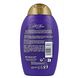 OGX Thick & Full Biotin & Collagen Shampoo 385ML achterkant fles OGX Thick & Full Biotin & Collagen Shampoo 385ML achterkant fles
