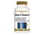 Golden Naturals Calcium & Vitamine D3 Tabletten 120TB
