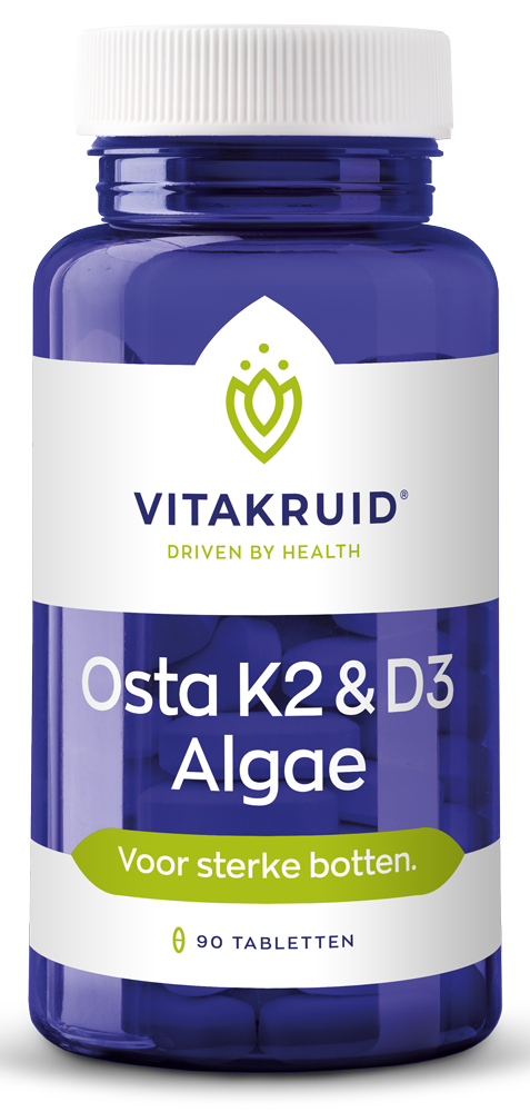Vitakruid Osta K2 & D3 Algae Tabletten 90TB