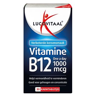 Lucovitaal Vitamine B12 1000mcg Kauwtabletten 30KTB