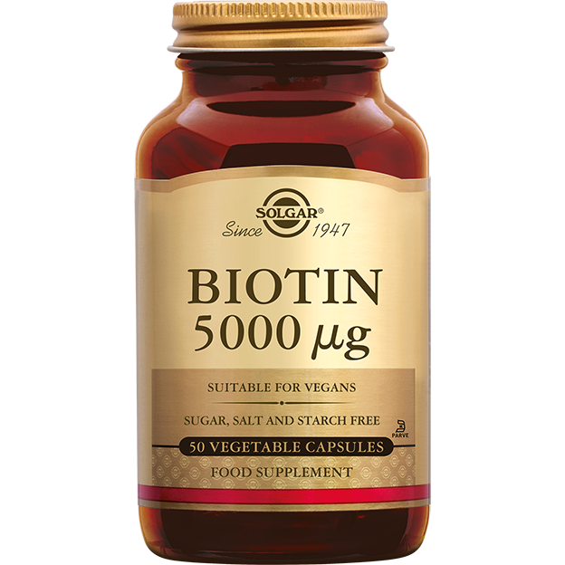 Solgar Biotine 5000 mcg Capsules afbeelding