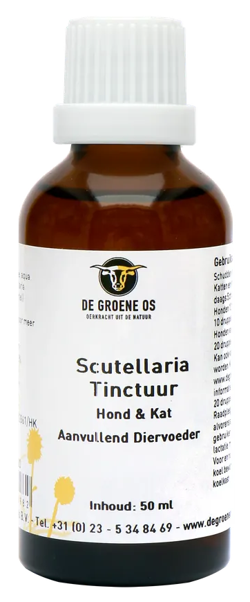 De Groene Os Scutellaria Tinctuur Hond & Kat