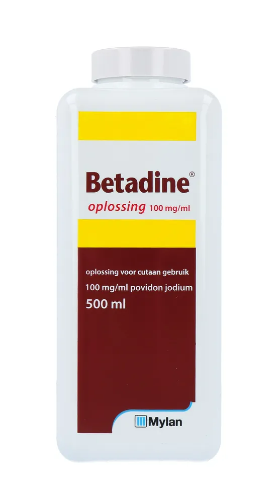 Betadine Jodium Oplossing 500ml afbeelding