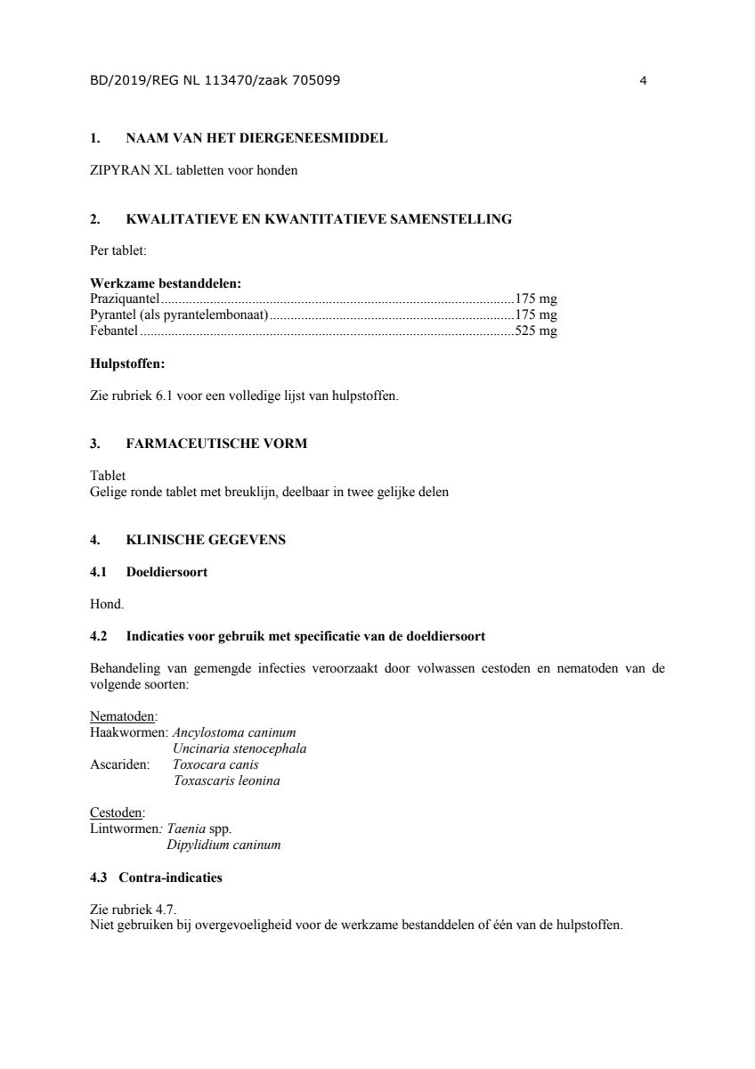 Wormtabletten all-in-one Honden vanaf 17.5KG afbeelding van document #4, leaflet